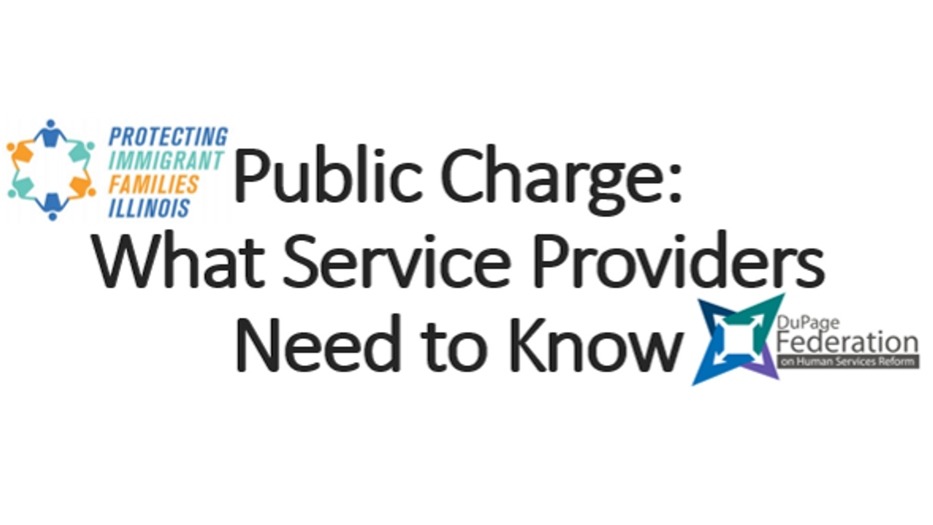 Public Charge for Service Providers